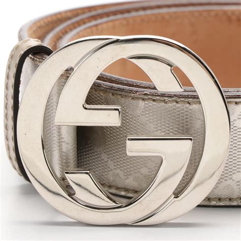 gucci interlocking leather belt|gucci imprime belt.